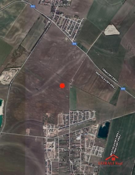 Predaj pozemku s výmerou 28 978 m2 v Moste pri Bratislave, Studené