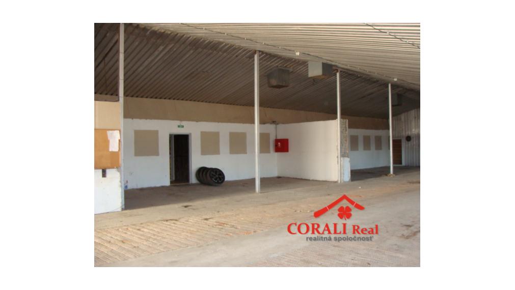 PRENÁJOM – výrobne, skladové priestory, 550m2 + pozemok 2.200m2 – 7km od Trnavy